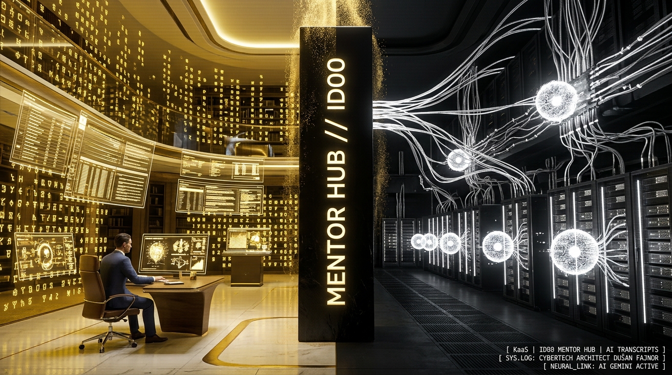KAMPAŇ ID00: MENTOR HUB (100 AI Transcripts)